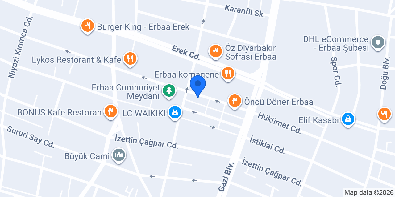 GAGALA DÖNER ERBAA konumu