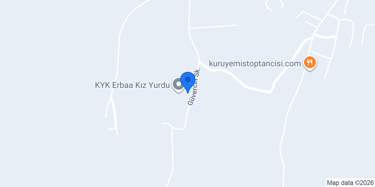 Erbaa Orman İşletme Müdürlüğü konumu