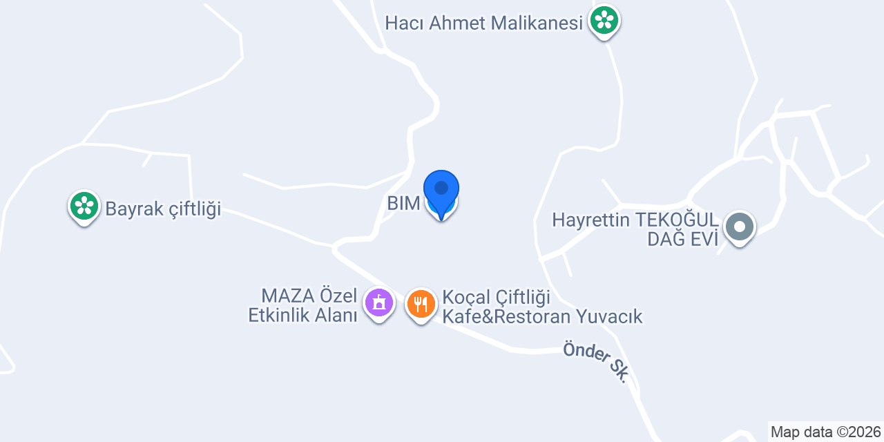 Hillside Bungalov konumu