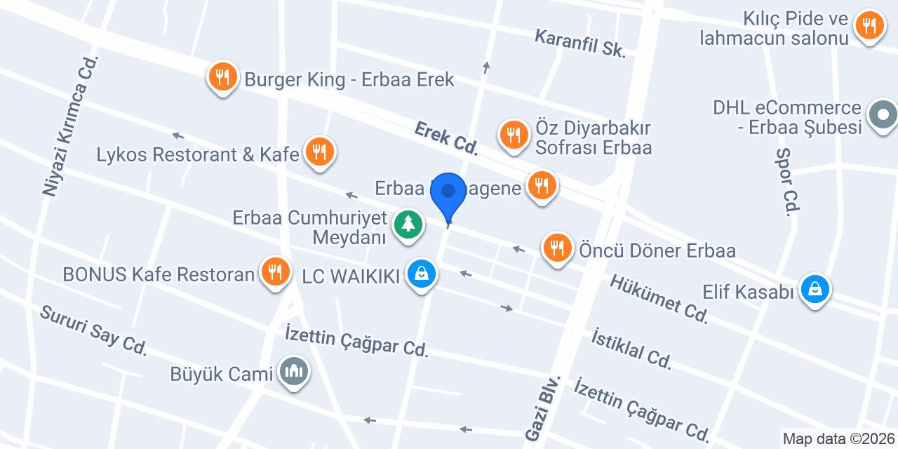 Demirci Hukuk Bürosu konumu