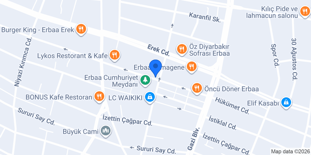 Çalı Kebap konumu