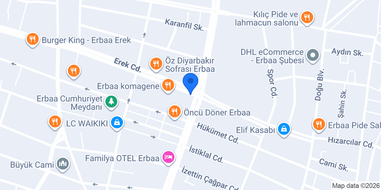 Öztürk Veteriner Kliniği konumu