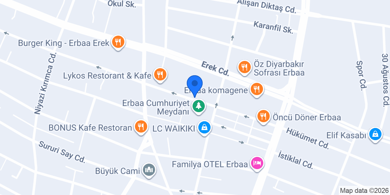 TAT BURGER konumu