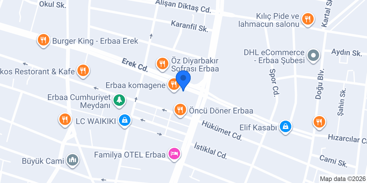 Yeni KUĞU PASTANESI konumu