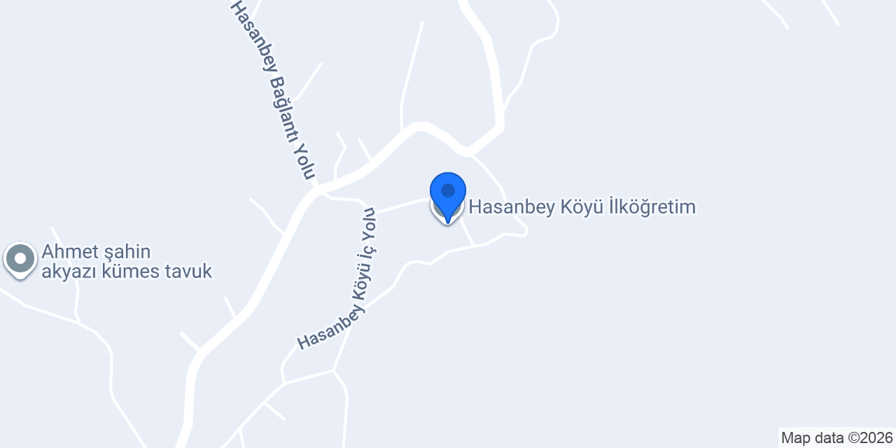 Hasanbey Köyü İlköğretim konumu
