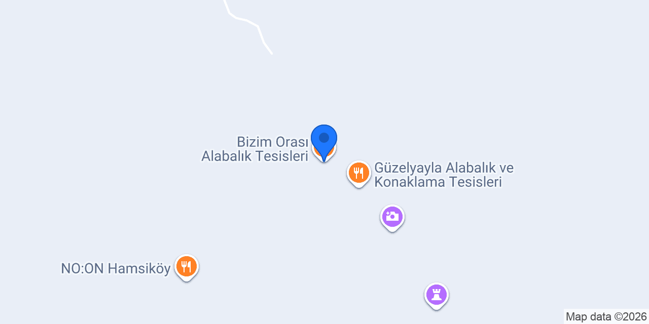 Bizim Orası Alabalık Tesisleri konumu