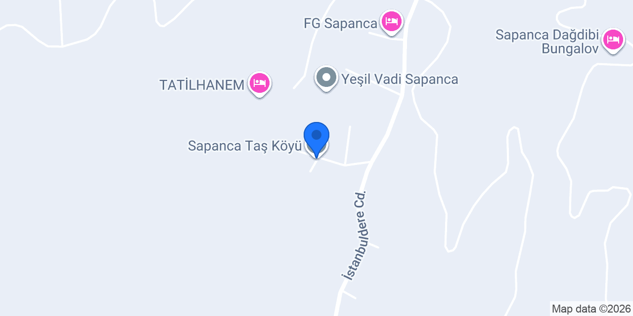 Sapanca Taş Köyü konumu