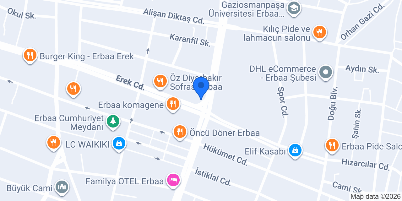 Günebakan Hukuk Bürosu konumu