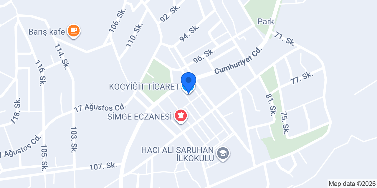 KOÇYİĞİT TİCARET konumu