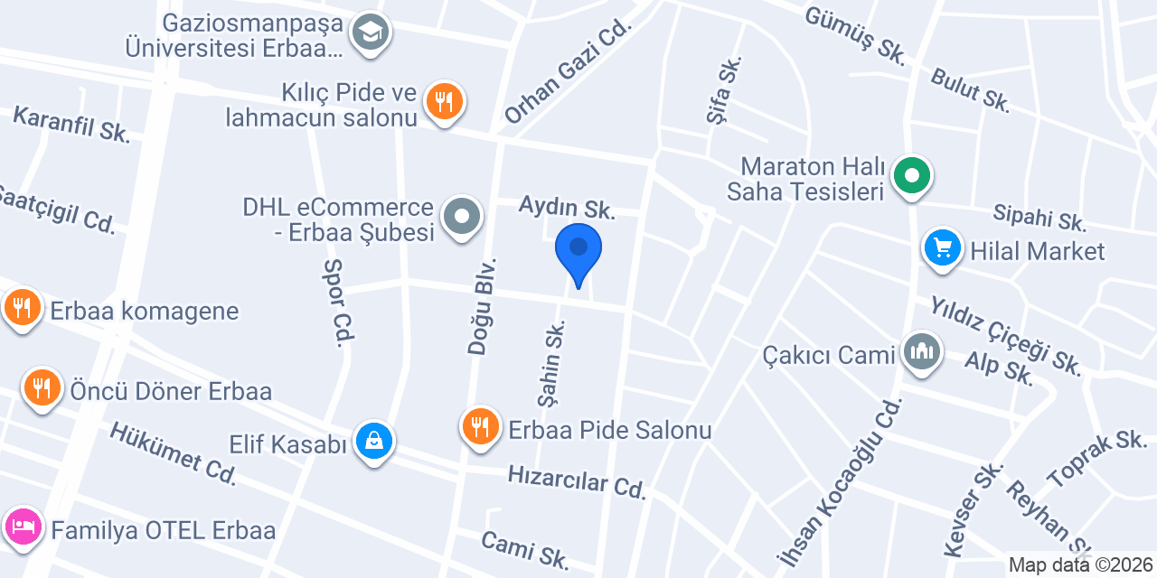 TAHA ELEKTRIK konumu