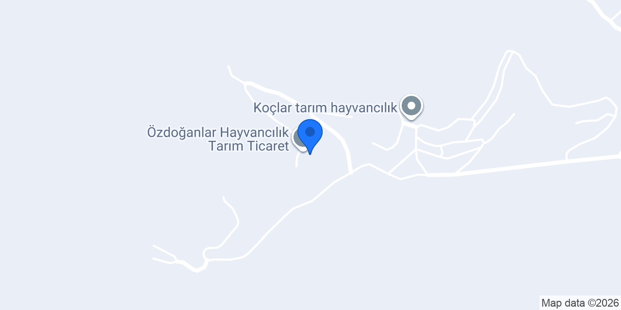 Özdoğanlar Hayvancılık Tarım Ticaret konumu