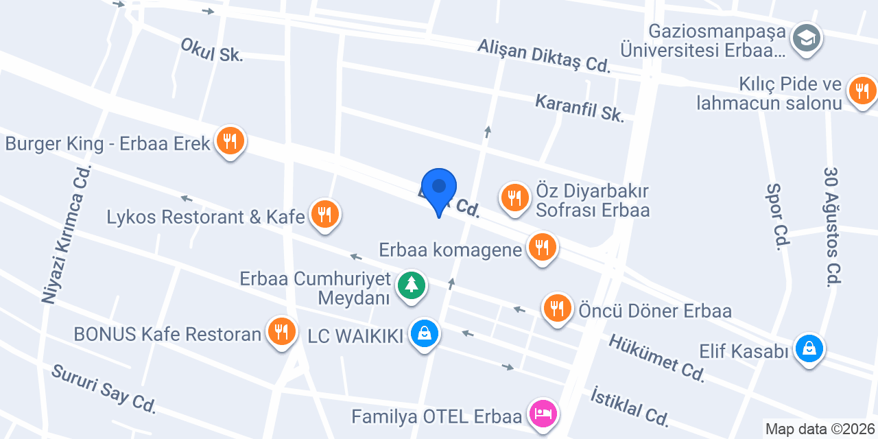 ​ RASE İNŞAAT konumu