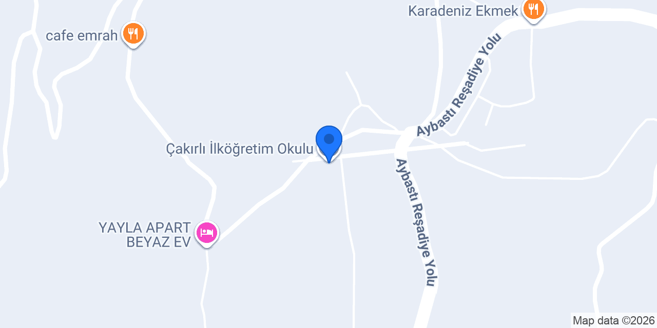 Çakırlı İlköğretim Okulu konumu