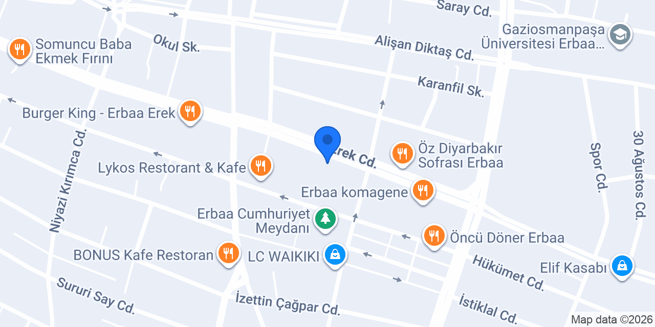 AVUKAT ZEHRA ÇOLAK konumu