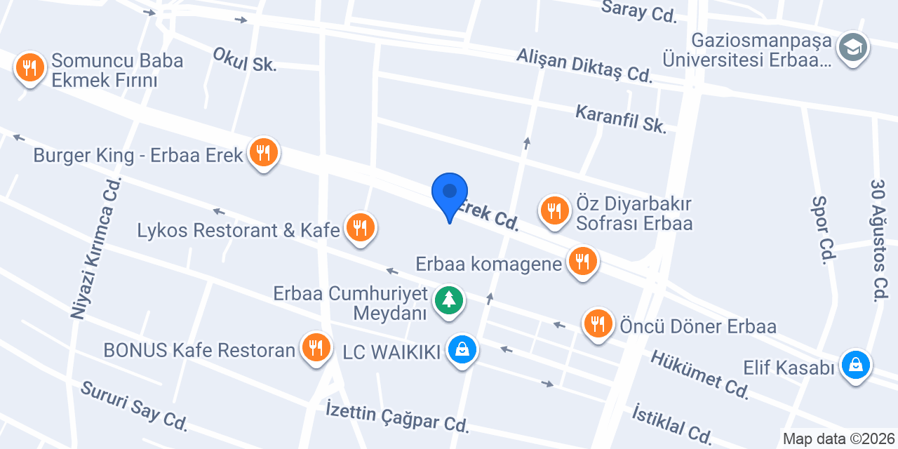 Mekan Mobilya konumu