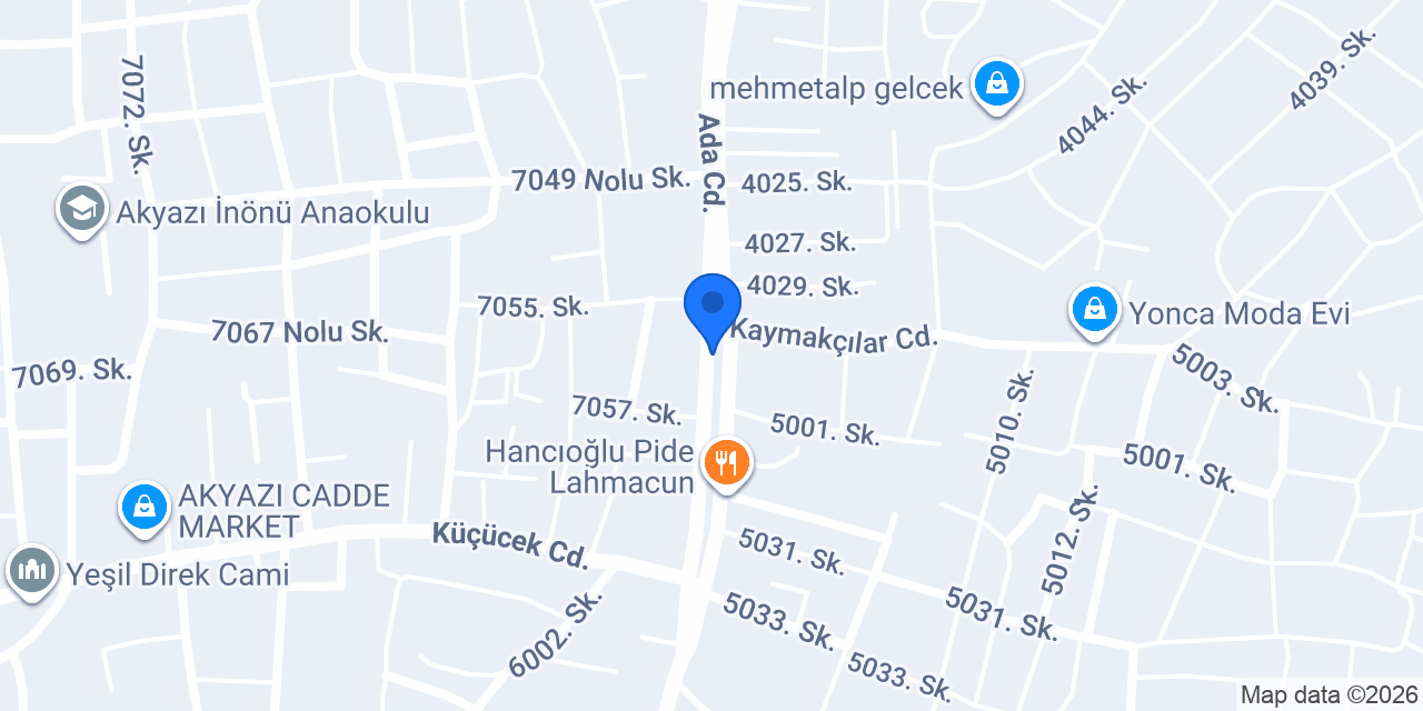 Merkez pide lahmacun konumu