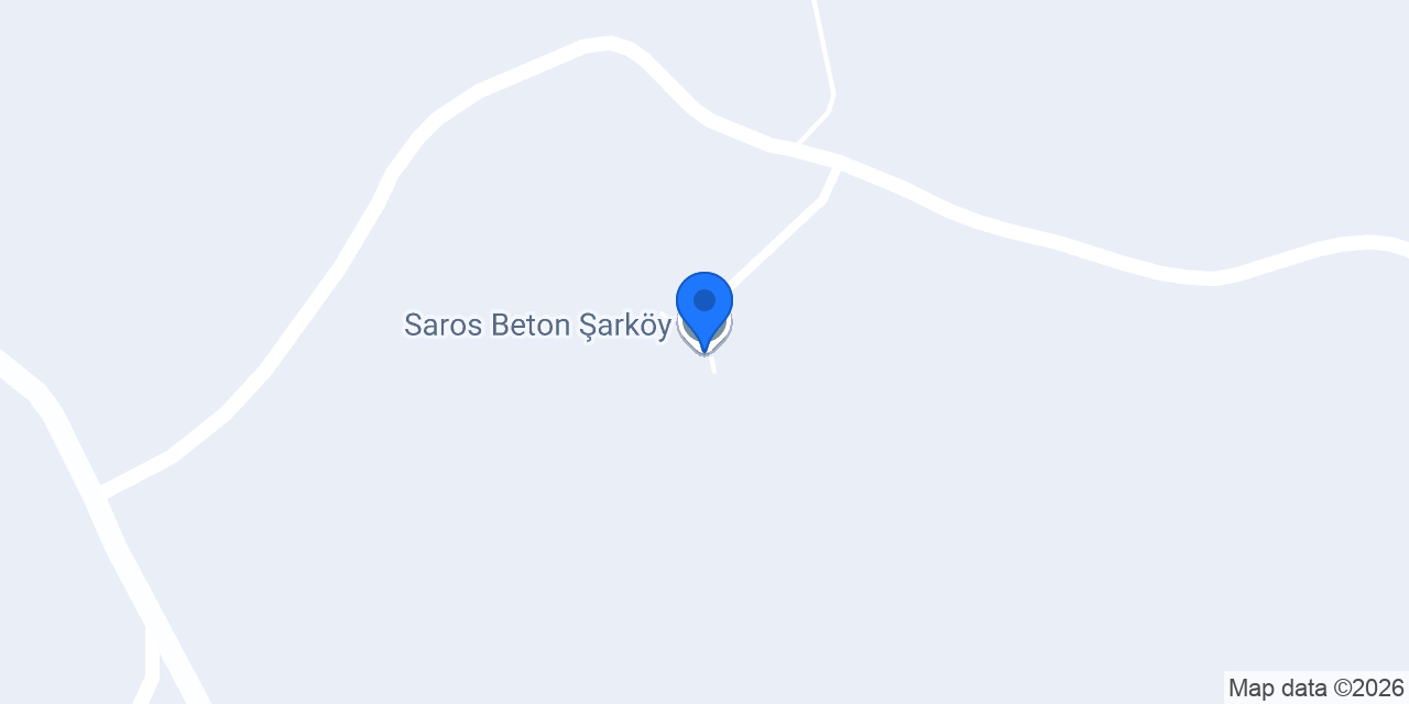 Saros Beton Şarköy konumu