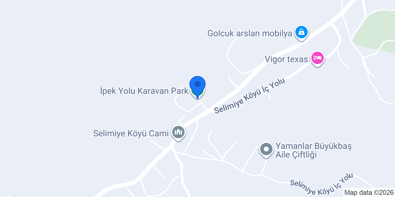 İpek Yolu Karavan Park konumu