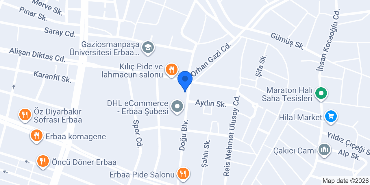 Aktek Endüstriyel Elektrik Otomasyon konumu