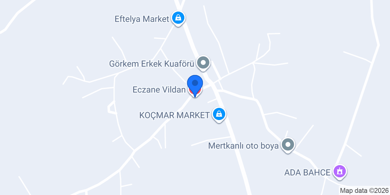 Eczane Vildan konumu