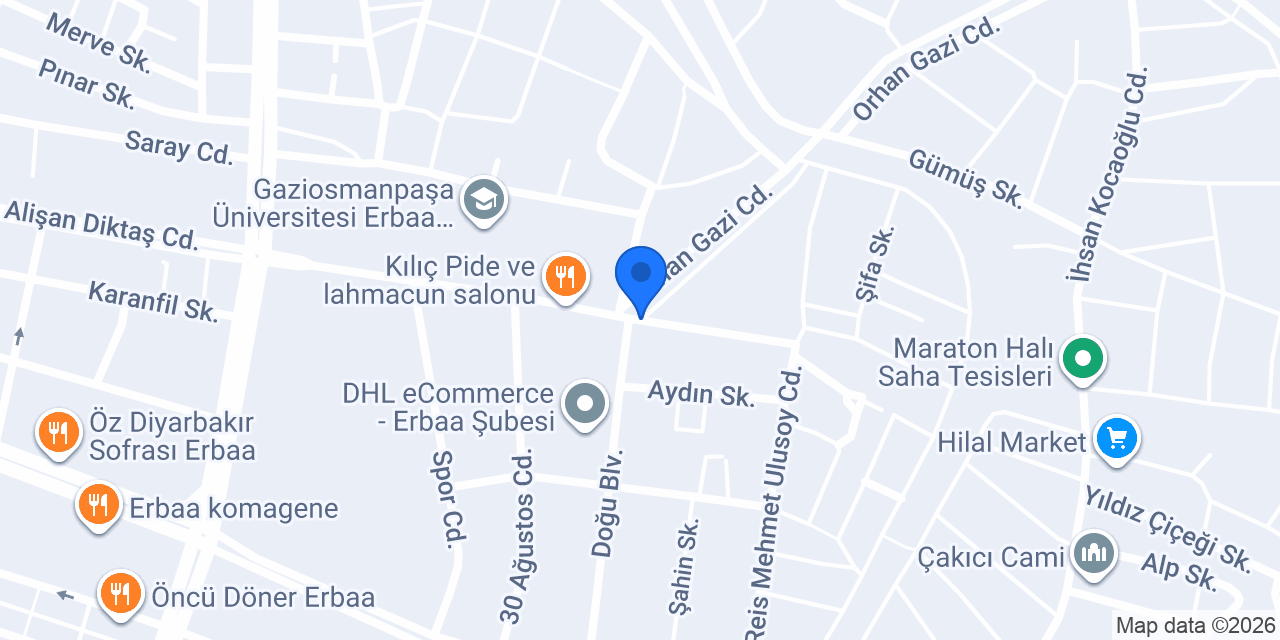 Akgül Kılıç Pide konumu