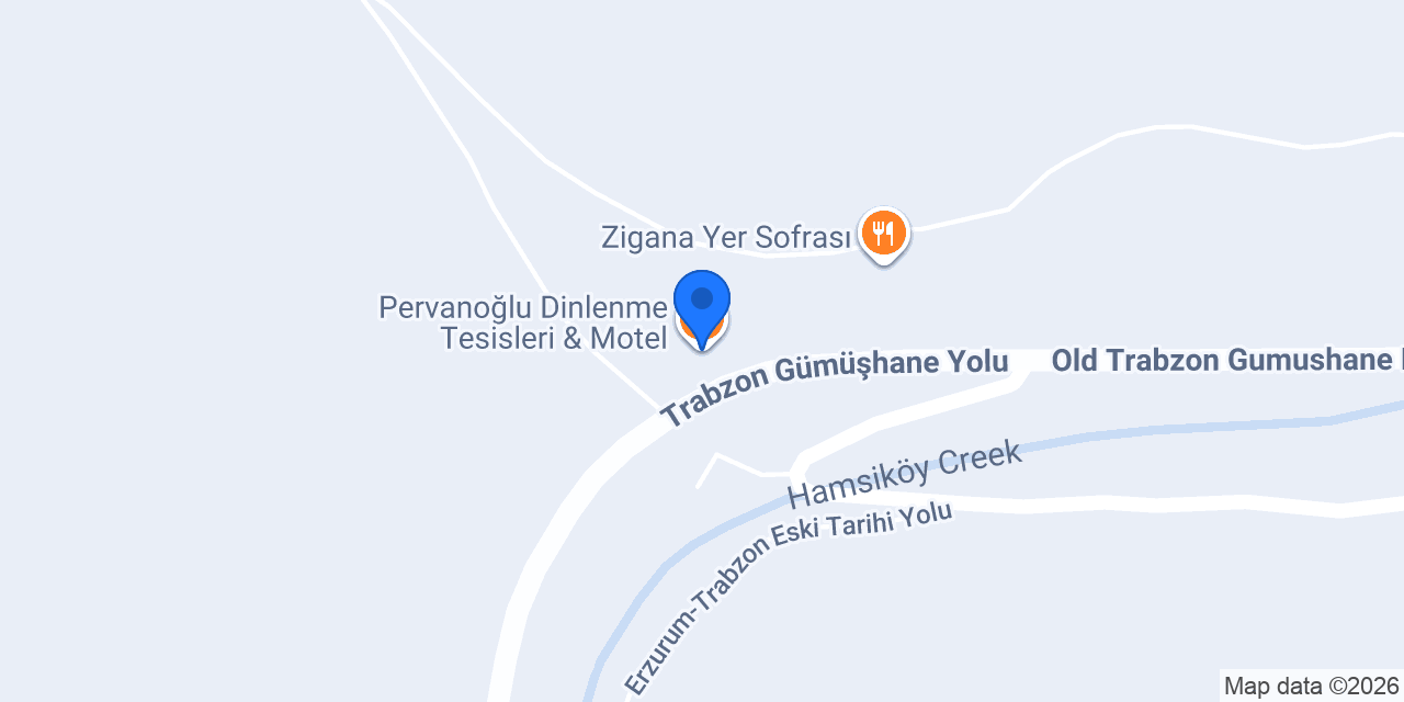 Pervanoğlu Dinlenme Tesisleri & Motel konumu