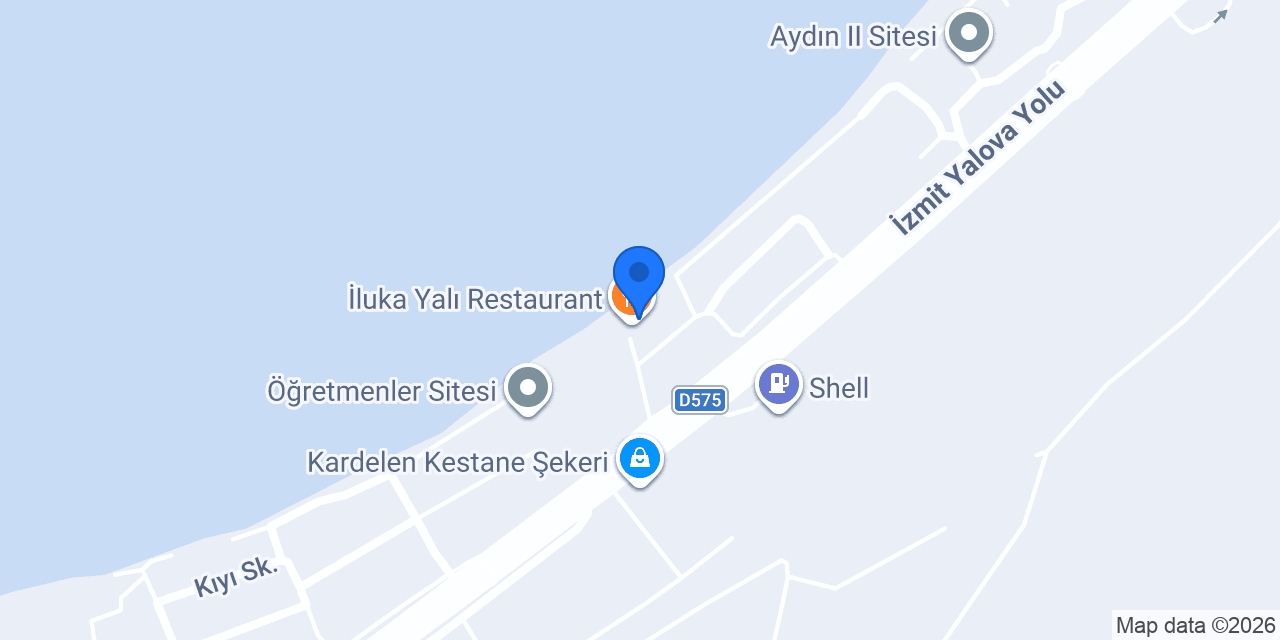 İluka Yalı Restaurant konumu