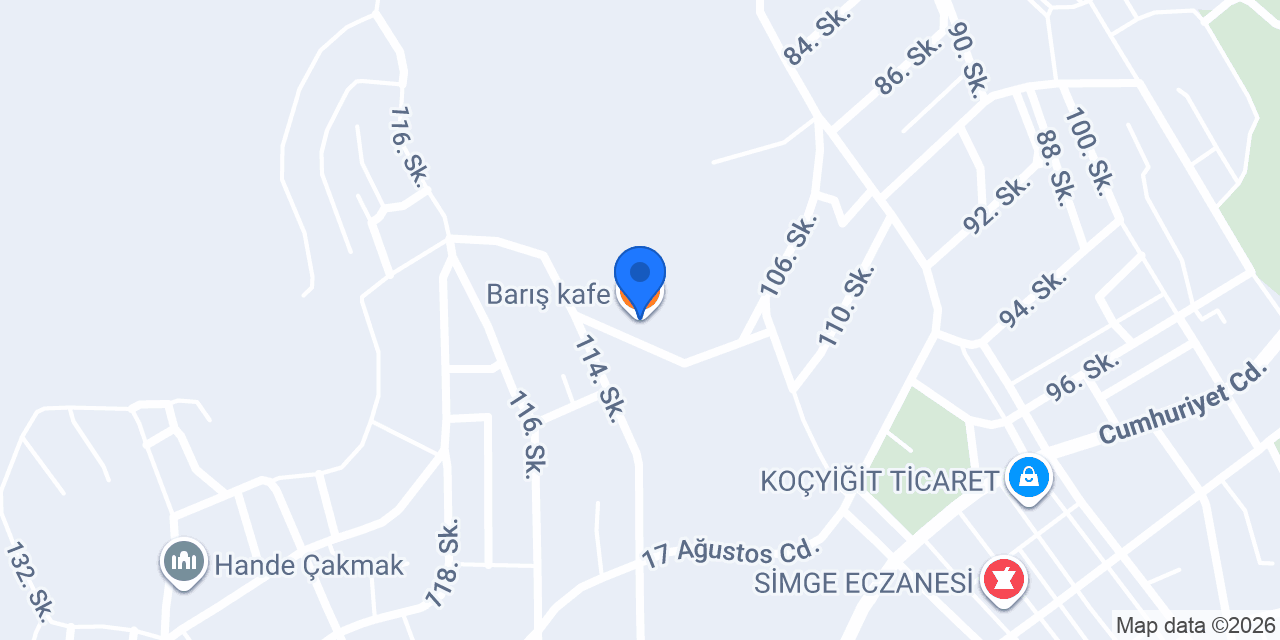 Barış kafe konumu