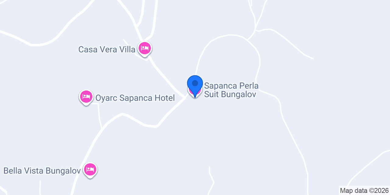 Sapanca Perla Suit Bungalov konumu
