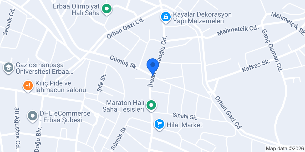 Erbaaharbiyaprak konumu