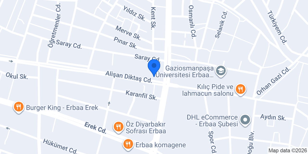 Özşahinler kız yurdu konumu