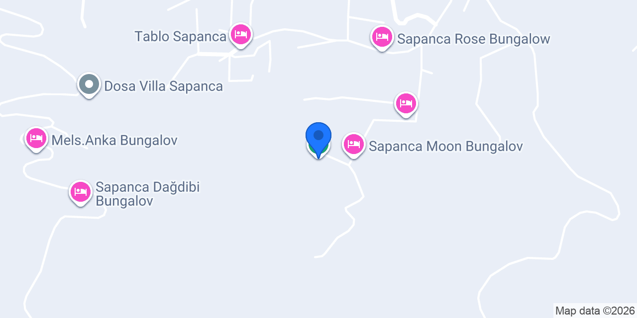 Sevgi Bungalov Sapanca konumu