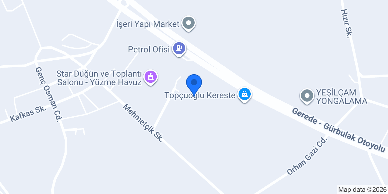 İkizler Hazır Beton konumu
