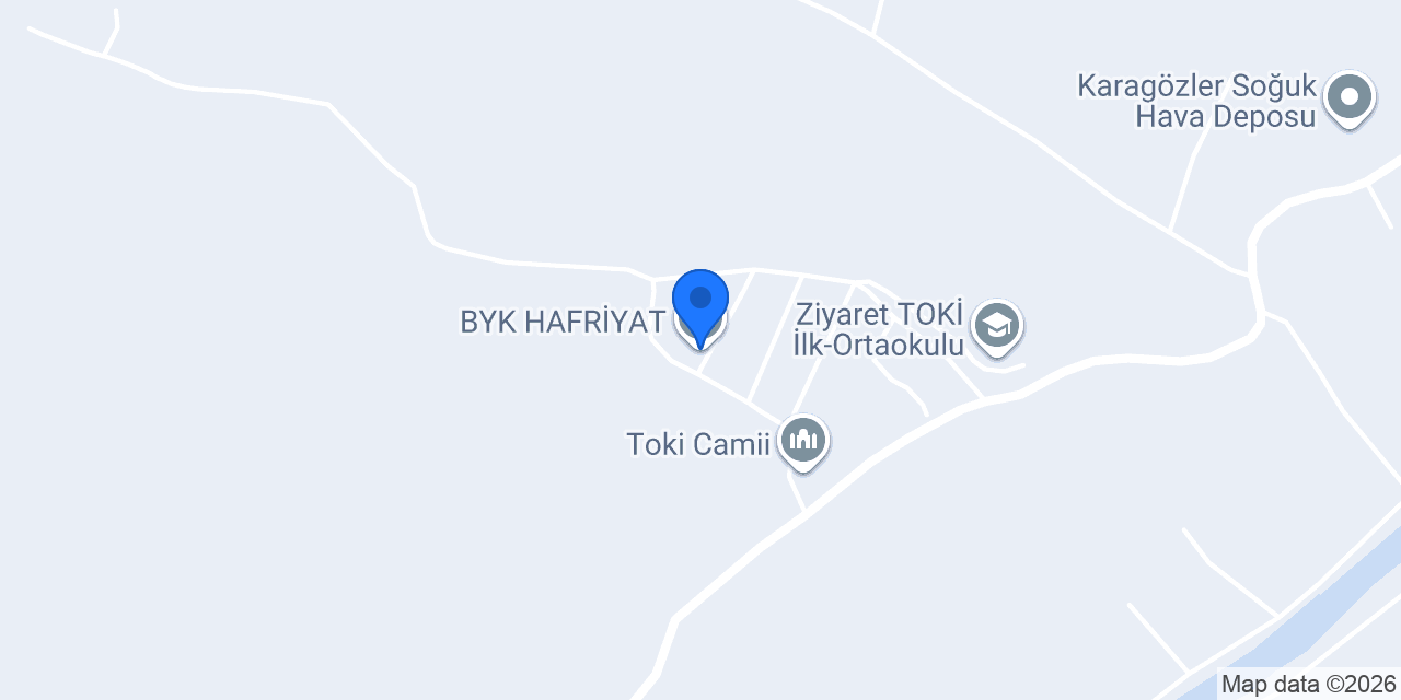 BYK HAFRİYAT konumu