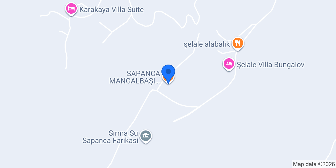 SAPANCA MANGALBAŞI RESTORAN konumu