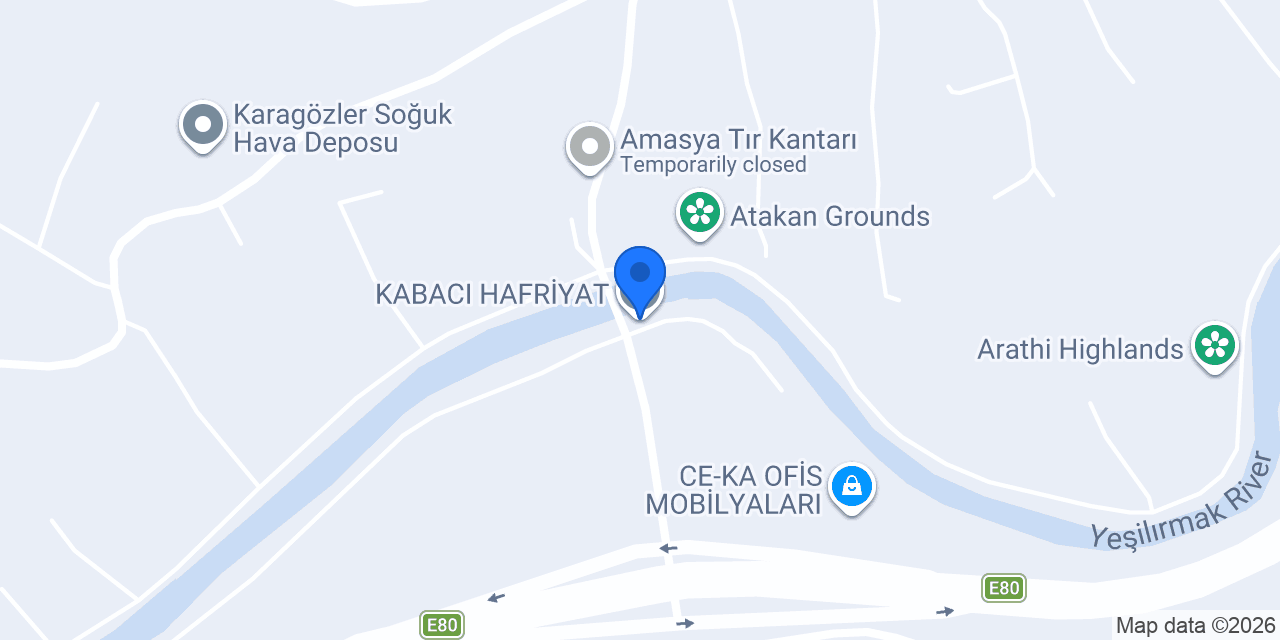 KABACI HAFRİYAT konumu
