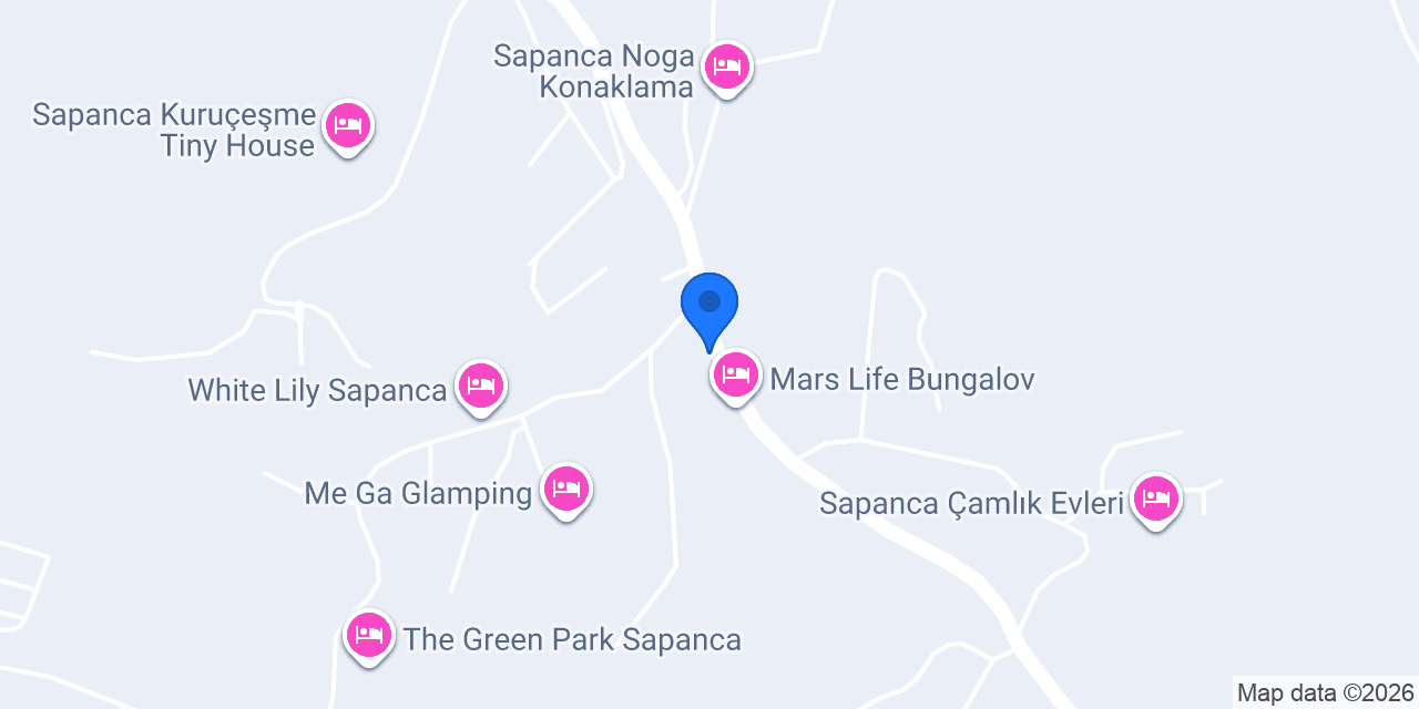 Sapanca Forbest Bungalov konumu