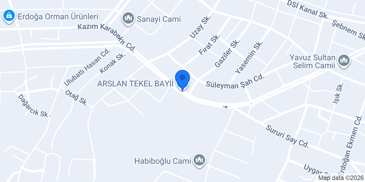 ARSLAN TEKEL BAYİİ konumu