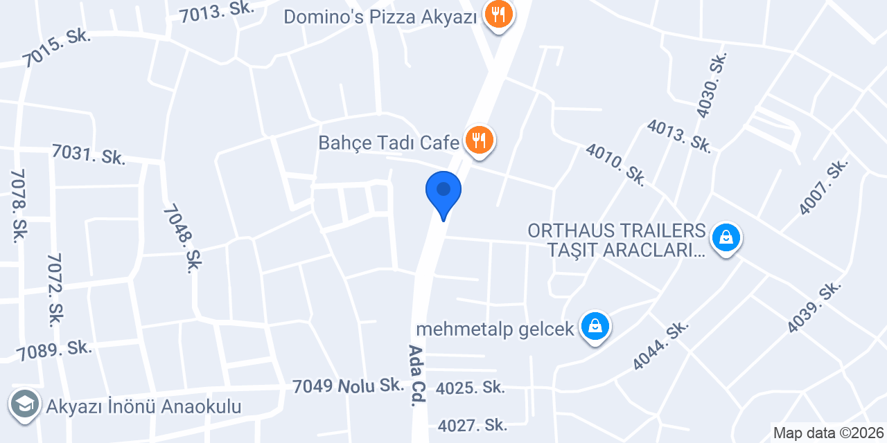 Sultan Pizza konumu