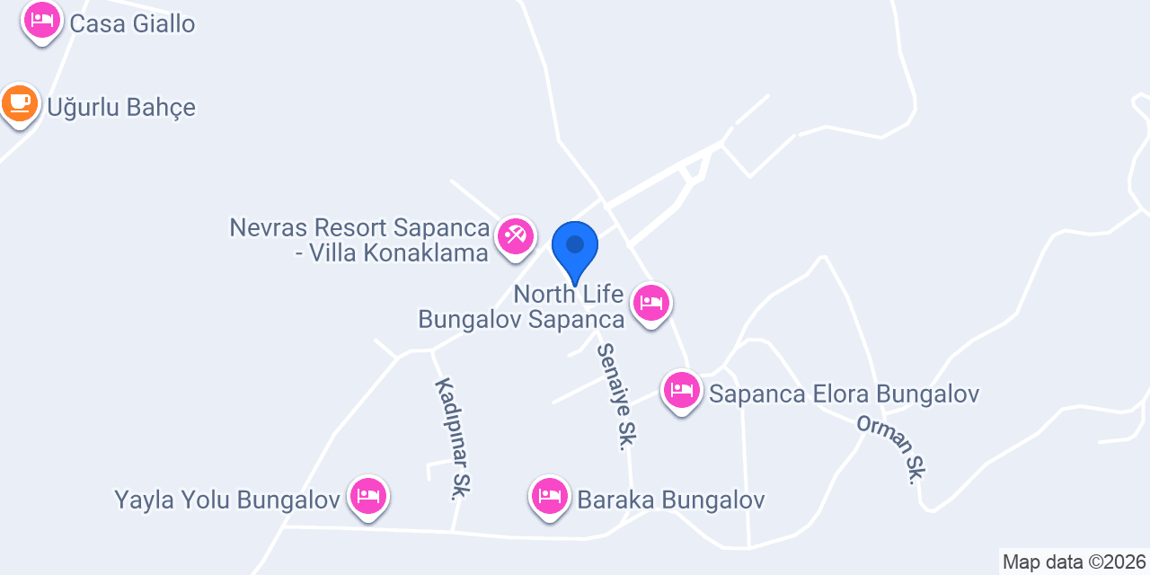 Manzaram Sapanca Bungolov konumu