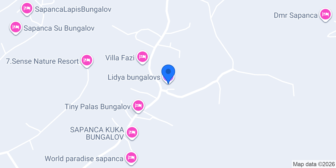 Lidya bungalovs konumu