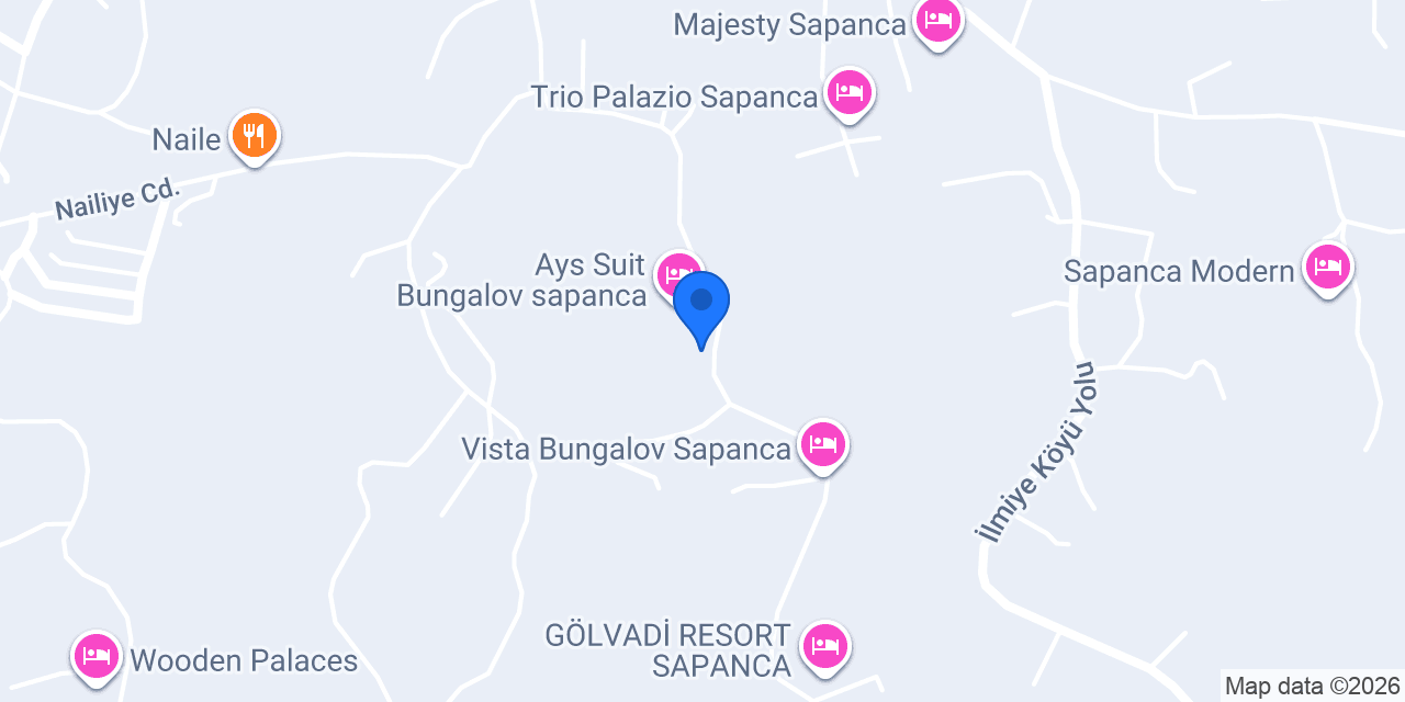 Meavita Sapanca Bungalov konumu