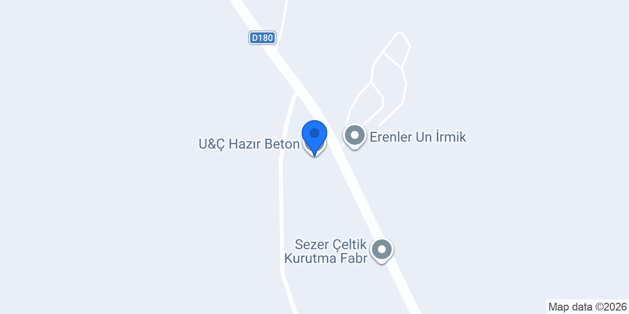U&Ç Hazır Beton konumu