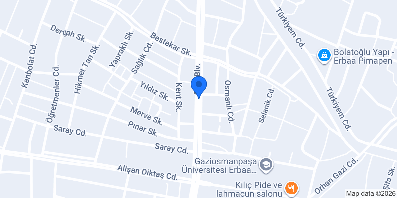 Polat Oto Lastik konumu