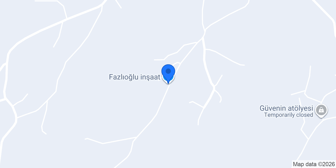 Fazlıoğlu inşaat konumu