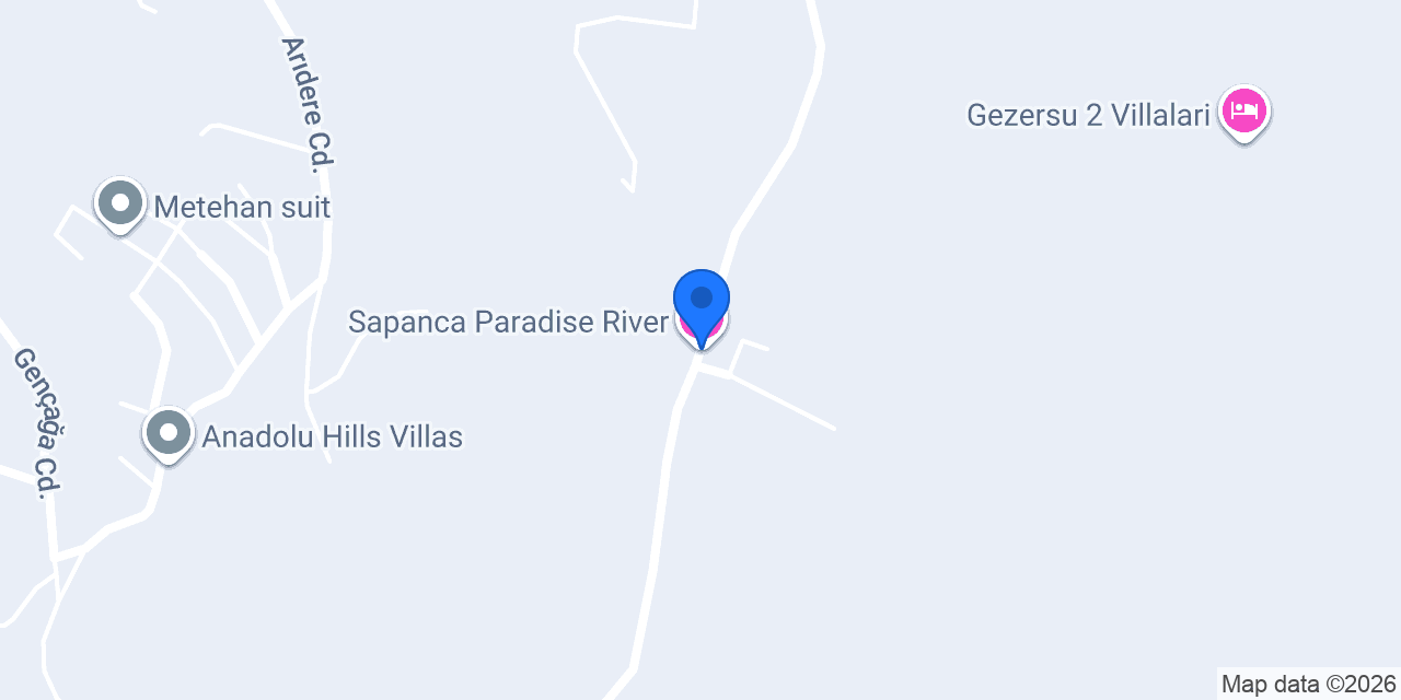 Sapanca Paradise River konumu