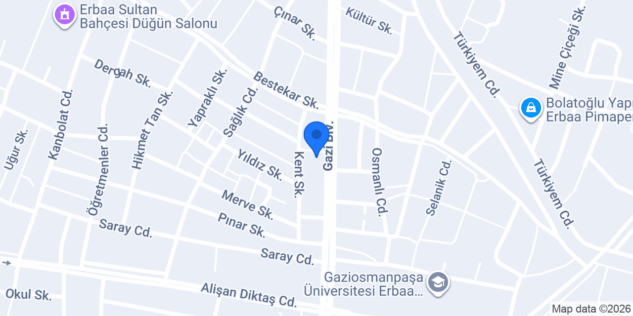 Lüks Erova Turizm A.Ş. konumu