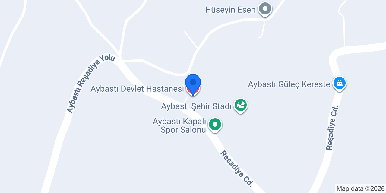 Aybastı Devlet Hastanesi konumu