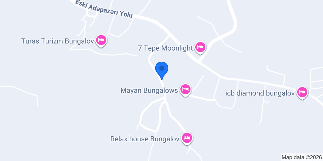Sapanca Hayallerim Bungalov konumu