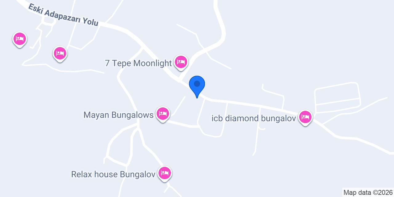 Çiçek Bungalov Sapanca konumu
